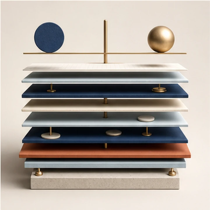 Representación abstracta de equilibrio tributario mensual